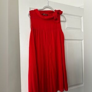 Classy red bow dress